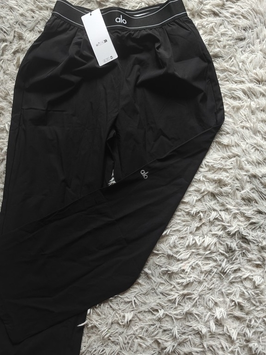 thinkpinkaccessories Pants - Women's Black Jogger Sweatpants with Logo Waistband